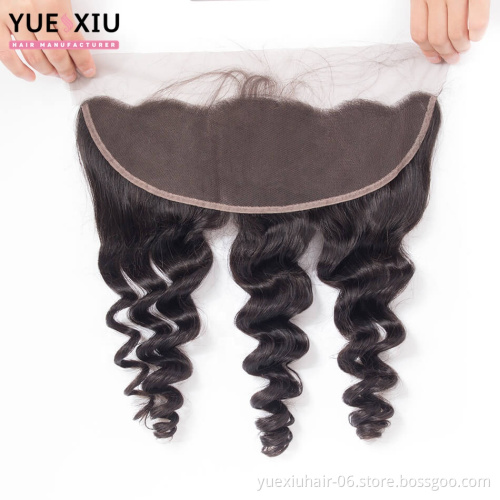 13*4 13*6 Swiss Lace Frontal,Light Brown /HD/Transparent Lace Available,Pre plucked With Baby Hair